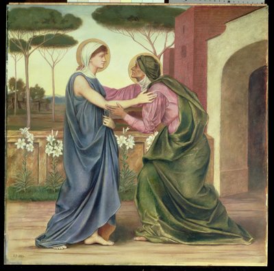 Salutation or The Visitation by Evelyn De Morgan